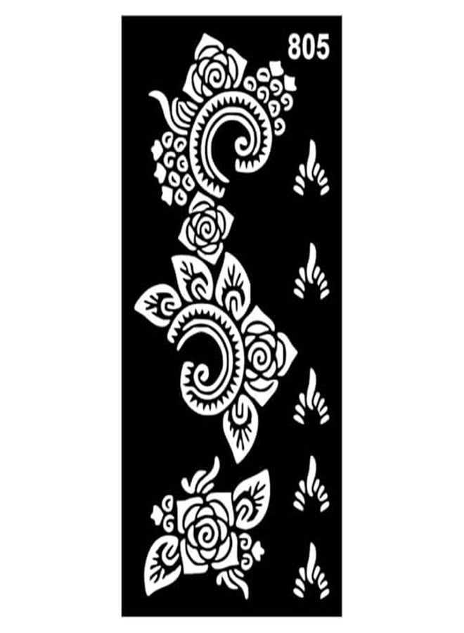 Komstec Beautiful Henna Style Sticker Templates for Beginners and Mehndi Lovers - Image 1